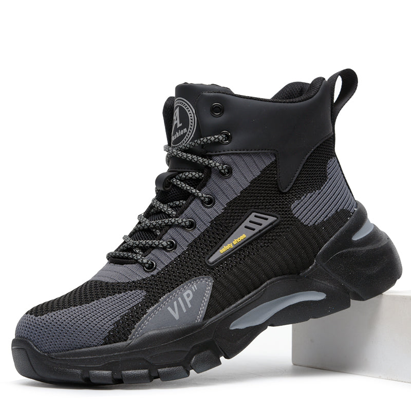 High Top Men's And Women's Anti Smashing Anti Piercing Wear-Resistant And Anti Slip Safety Protection Work Shoes