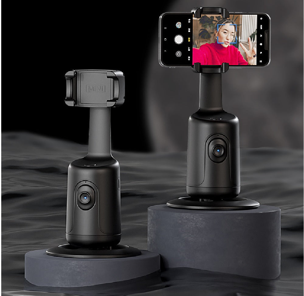 360 Auto Face Tracking Gimbal AI Smart Gimbal Face Tracking Automatischer Telefonhalter für Smartphone-Video-Vlog-Live-Stabilisator-Stativ