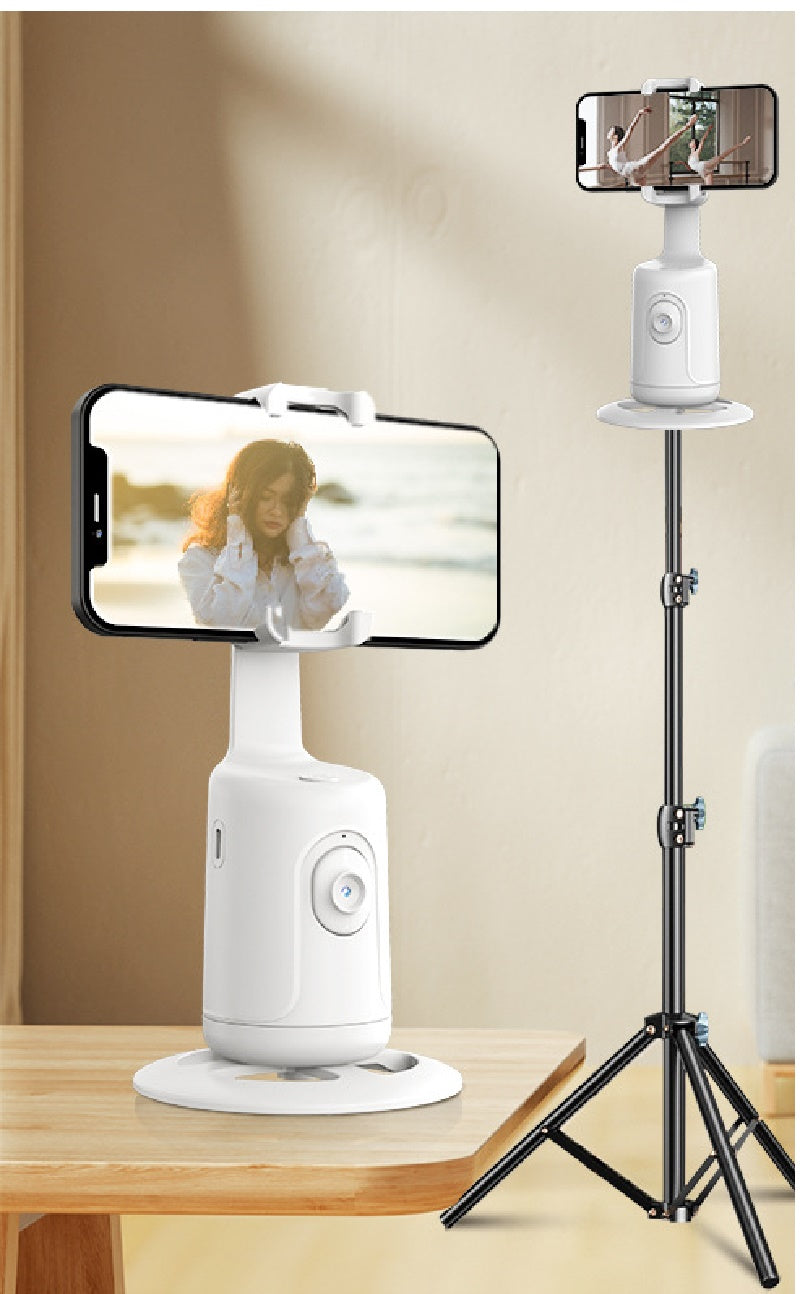 360 Auto Face Tracking Gimbal AI Smart Gimbal Face Tracking Automatischer Telefonhalter für Smartphone-Video-Vlog-Live-Stabilisator-Stativ