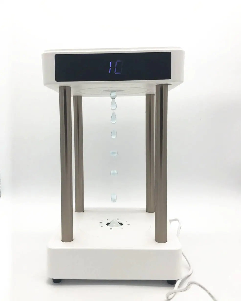 Anti-Schwerkraft schwebende Wassertropfen