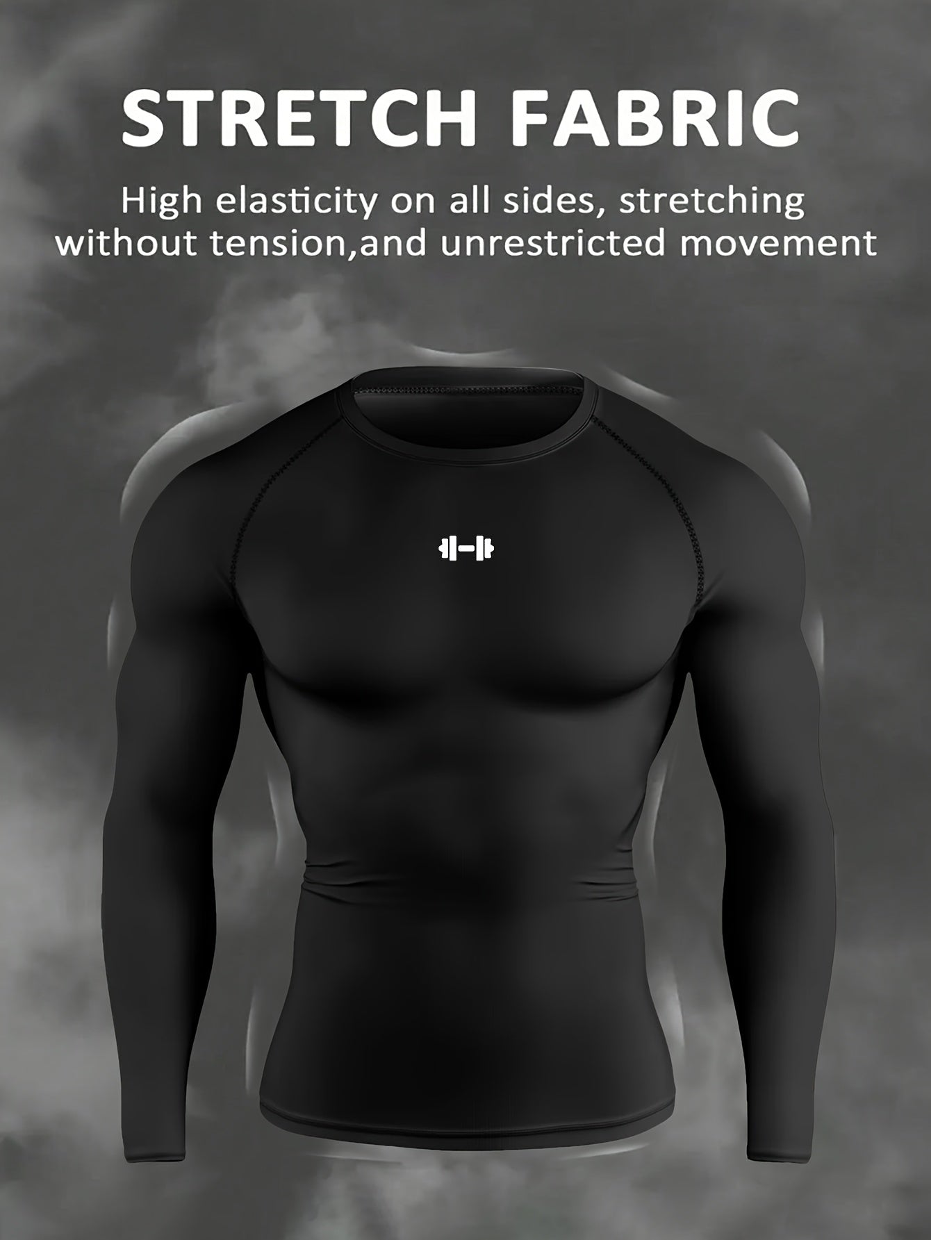 Men'S Black Casual Sports Suit Made of Soft Polyester Fiber, Which Has Good Abrasion Resistance And Is Not Prone to Pilling Or Deformation. It Maintains a Good Appearance Even After Multiple Wears And Washes