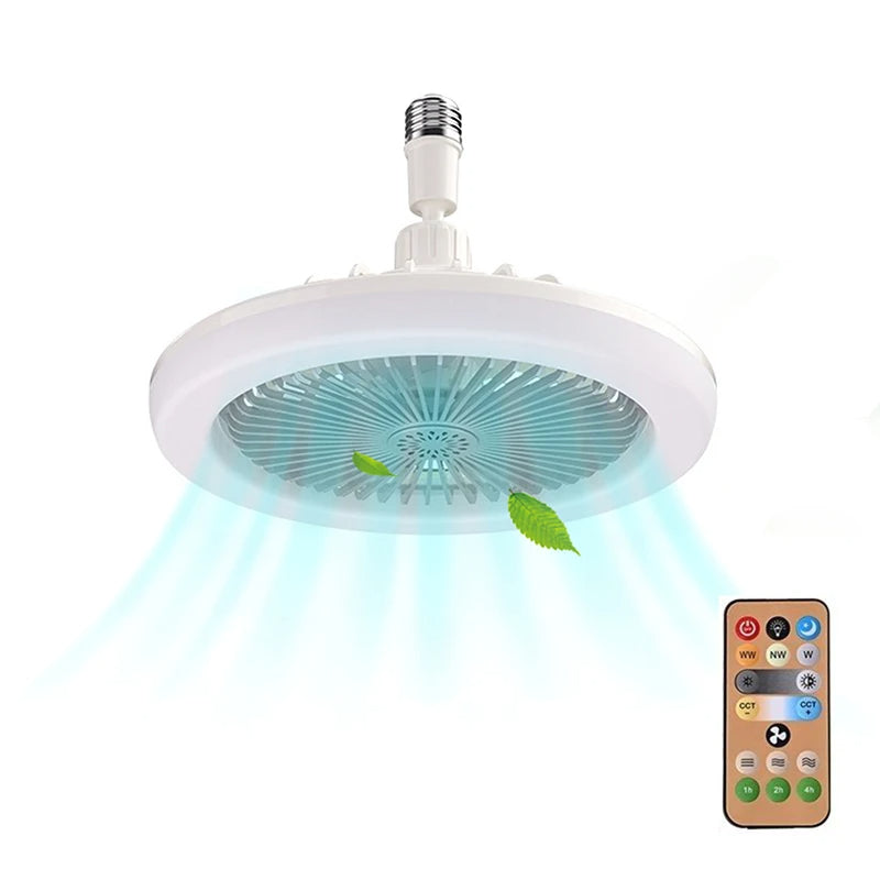 Steckdosen-Ventilatorleuchte mit Fernbedienung