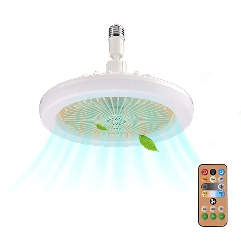 Steckdosen-Ventilatorleuchte mit Fernbedienung