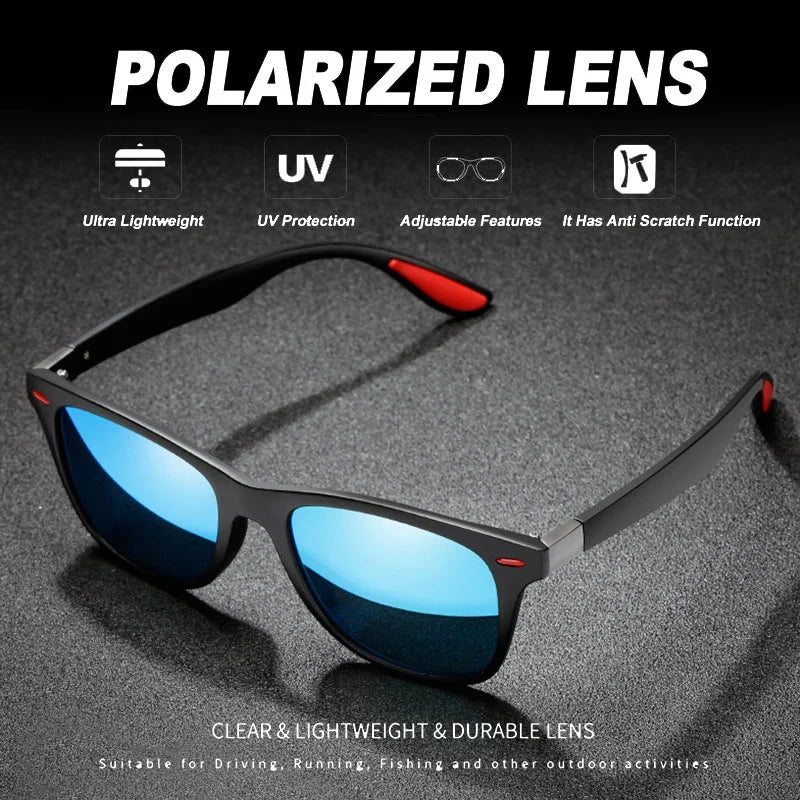 Men's Polarized Sunglasses - UV400 Protection Night & Day Vision Driving Glasses