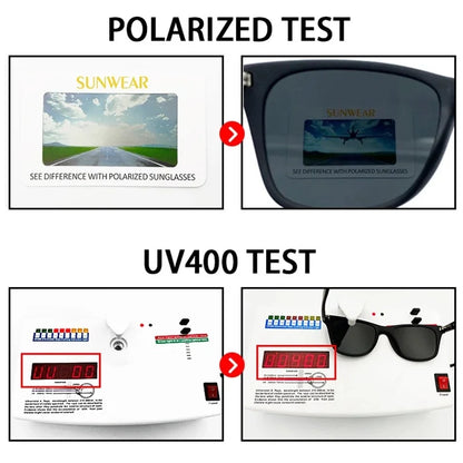 Men's Polarized Sunglasses - UV400 Protection Night & Day Vision Driving Glasses