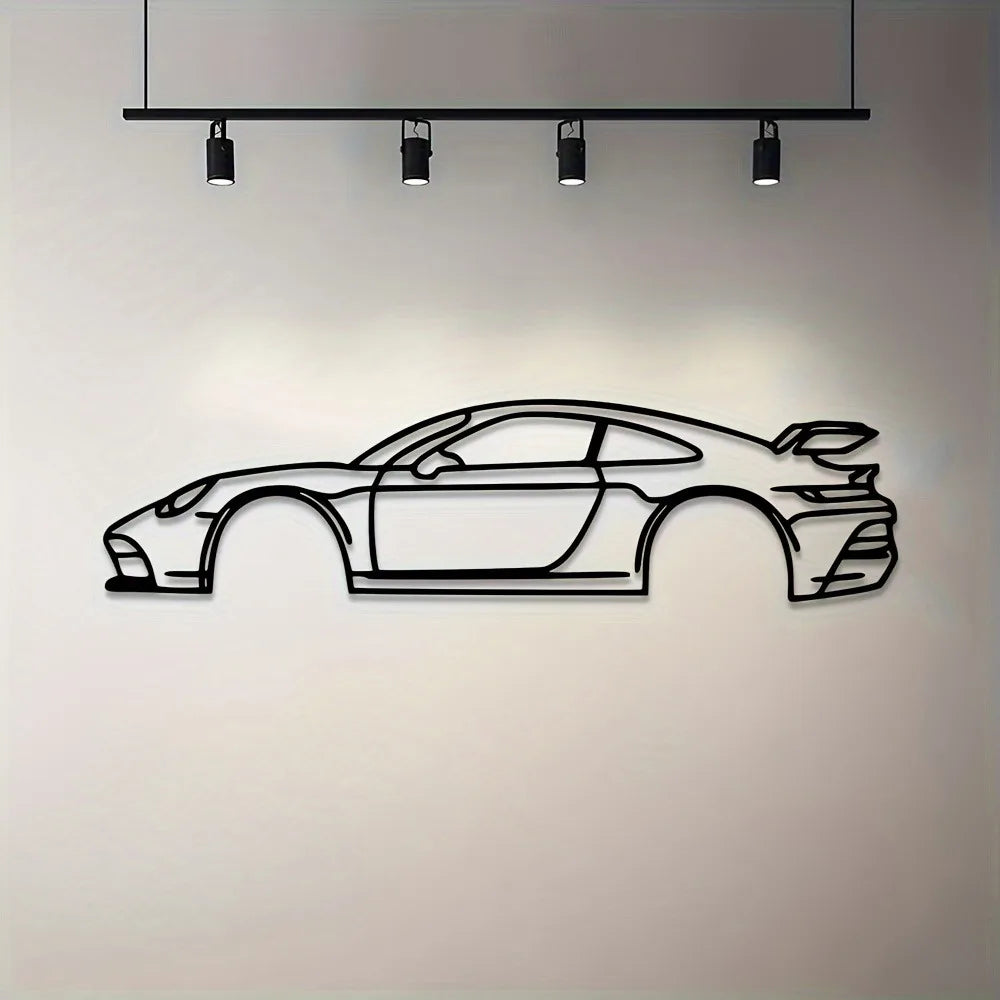 hot border metal line sports car car wall decoration hanging ornaments iron decorations Premium Iron Decorations Iron