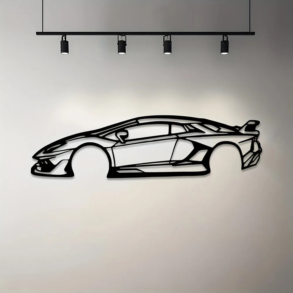 hot border metal line sports car car wall decoration hanging ornaments iron decorations Premium Iron Decorations Iron