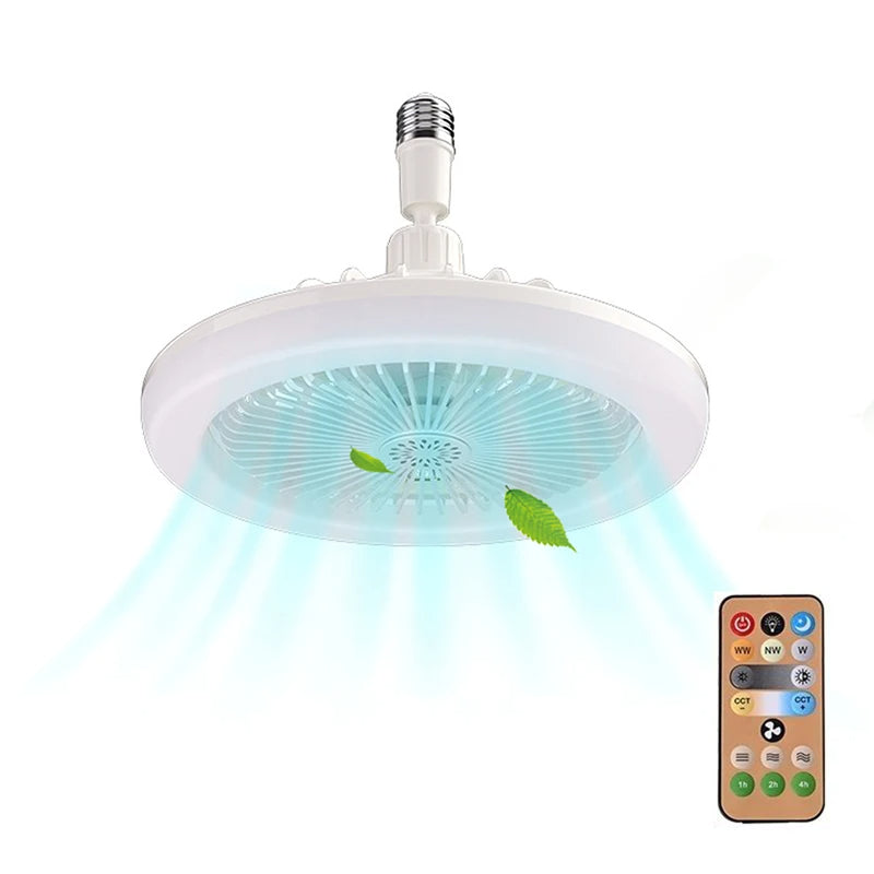 Steckdosen-Ventilatorleuchte mit Fernbedienung