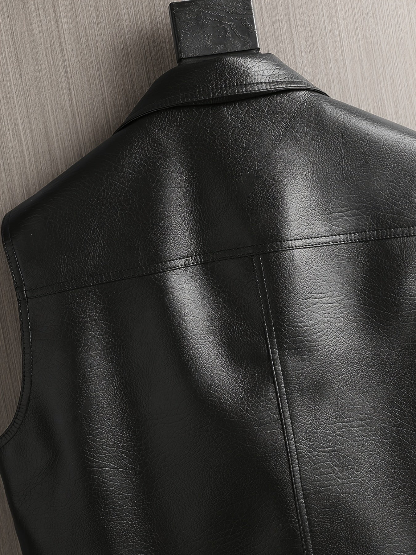 Casual Stylish Men'S Vest with Multiple Zippers, Model 37B